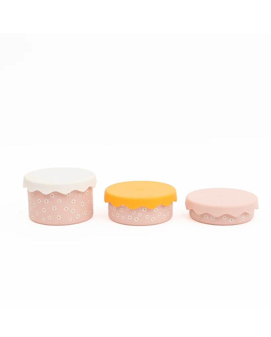 Daisy Stainless Steel Snack Pot Trio