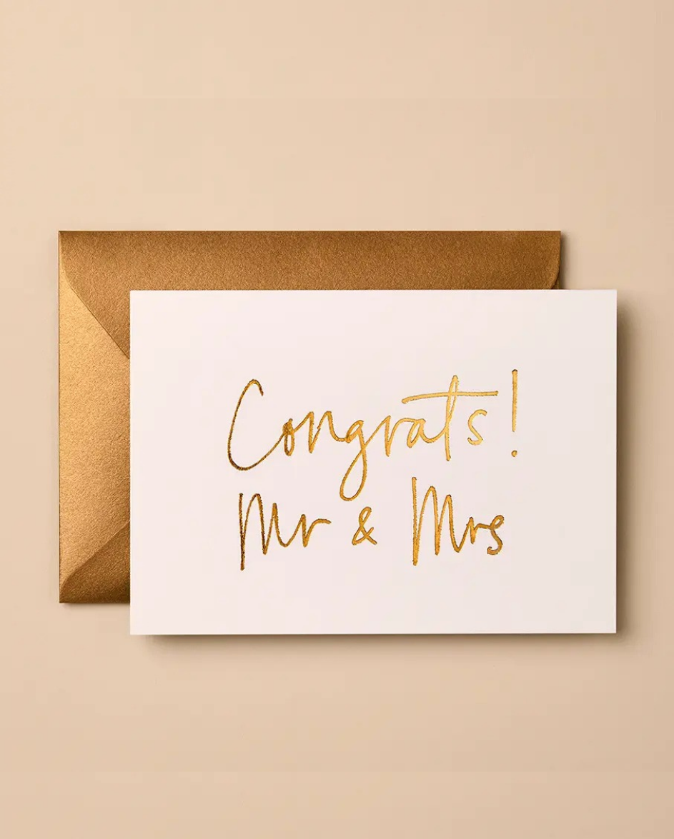 Congrats Mr & Mrs