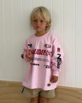 SŚAINT Kids Moto Tee Pink