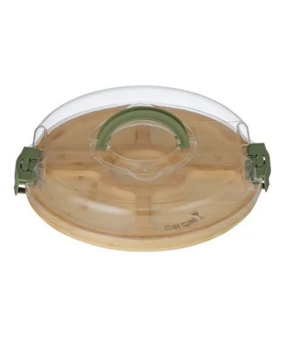 Porta Round Bamboo Party Board