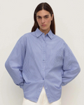 Ava Stripe Poplin Shirt