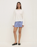 Ava Stripe Poplin Short