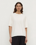 Kira Cotton Hemp Tee White