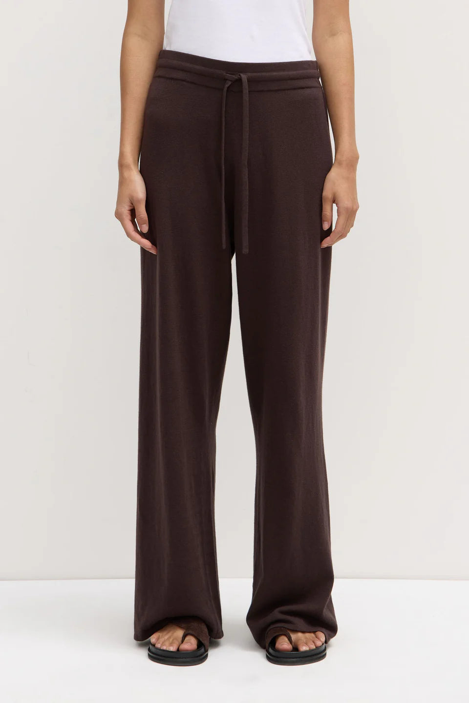 Cotton Cashmere Pant Ganache