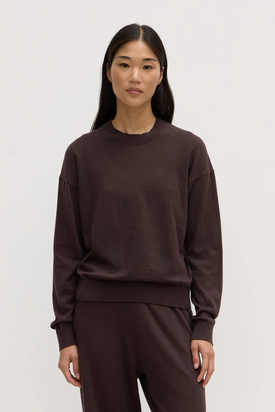 Cotton Cashmere Sweater Ganache
