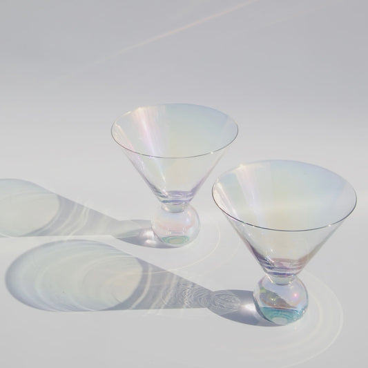 Aura Iridescent Cocktail Glass