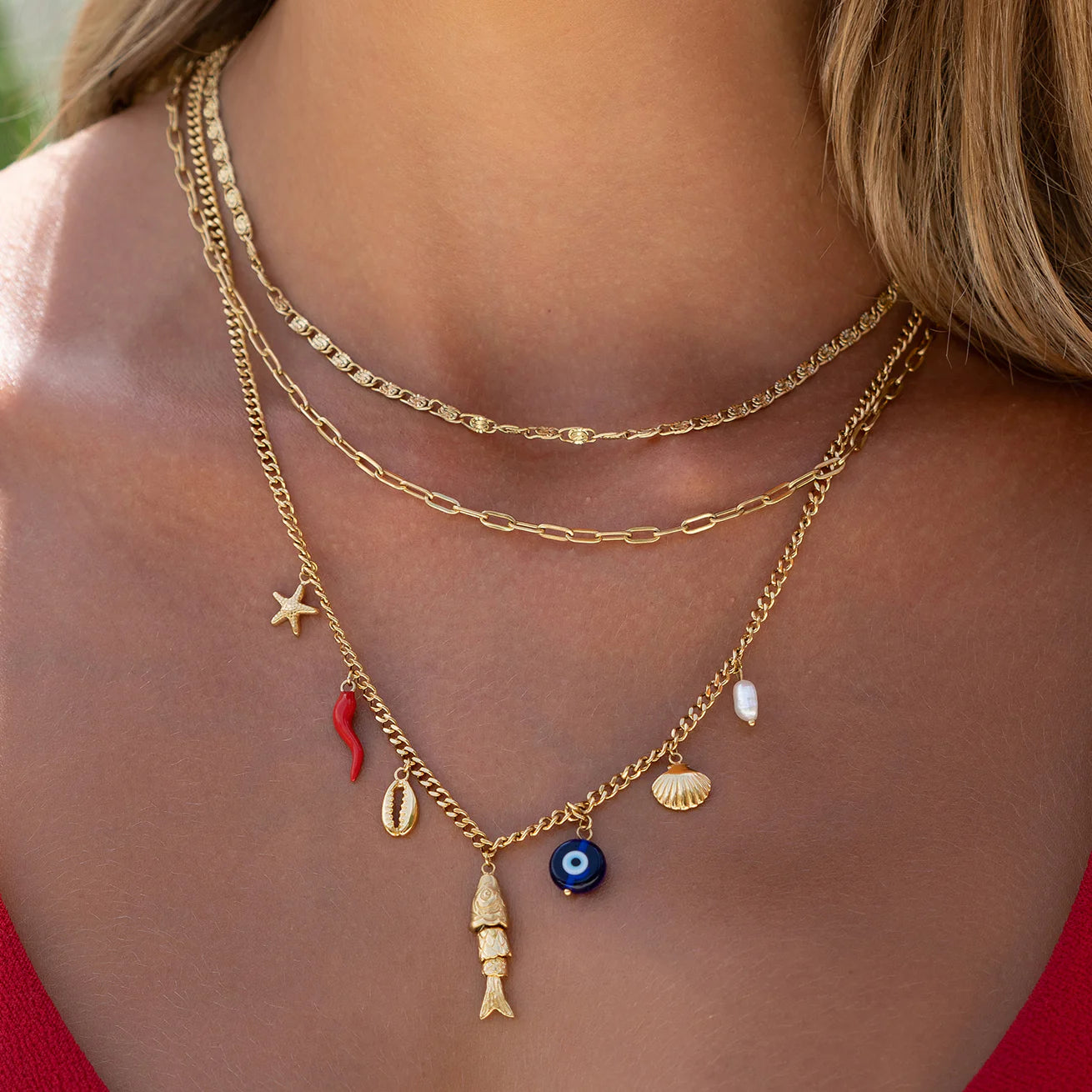 Oceanus Charm Necklace
