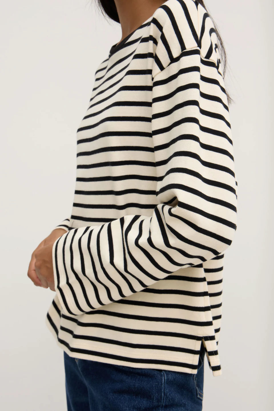 Devon Jersey Crew Stripe