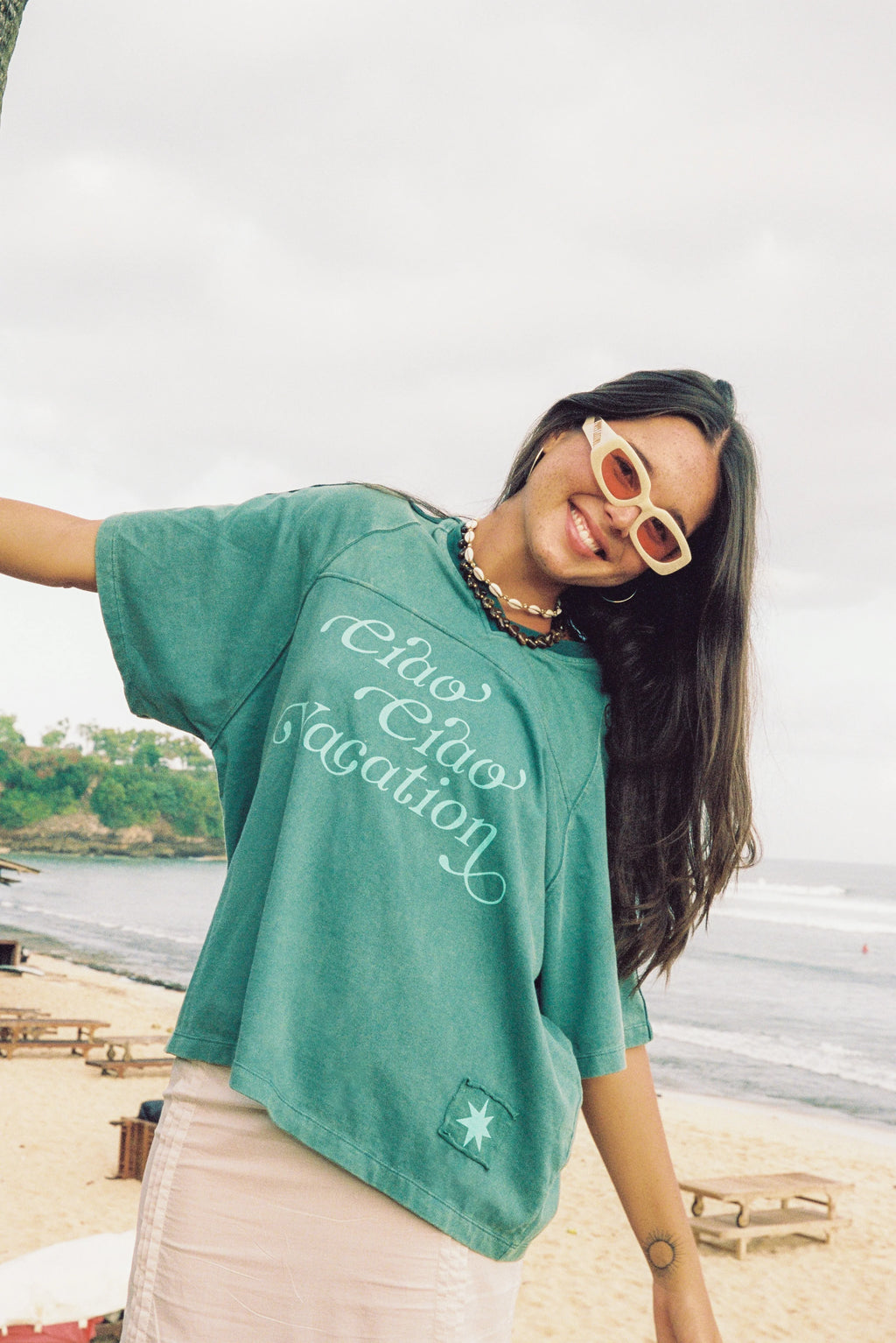Boyou Vacation Crop Tee