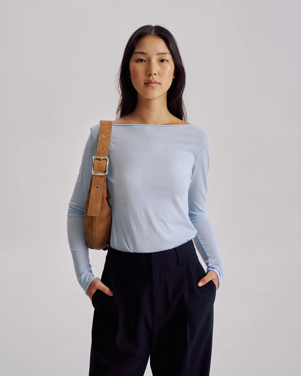 Large Everyday Croissant Bag Caramel