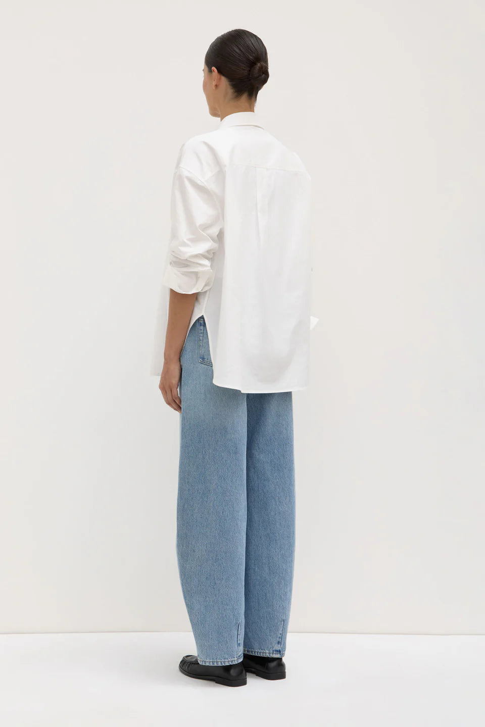 Marigold Poplin Shirt White