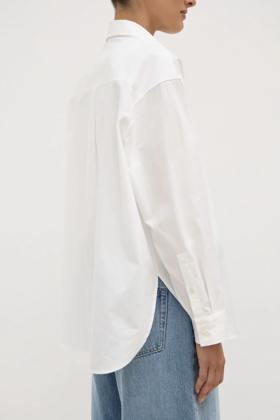 Marigold Poplin Shirt White