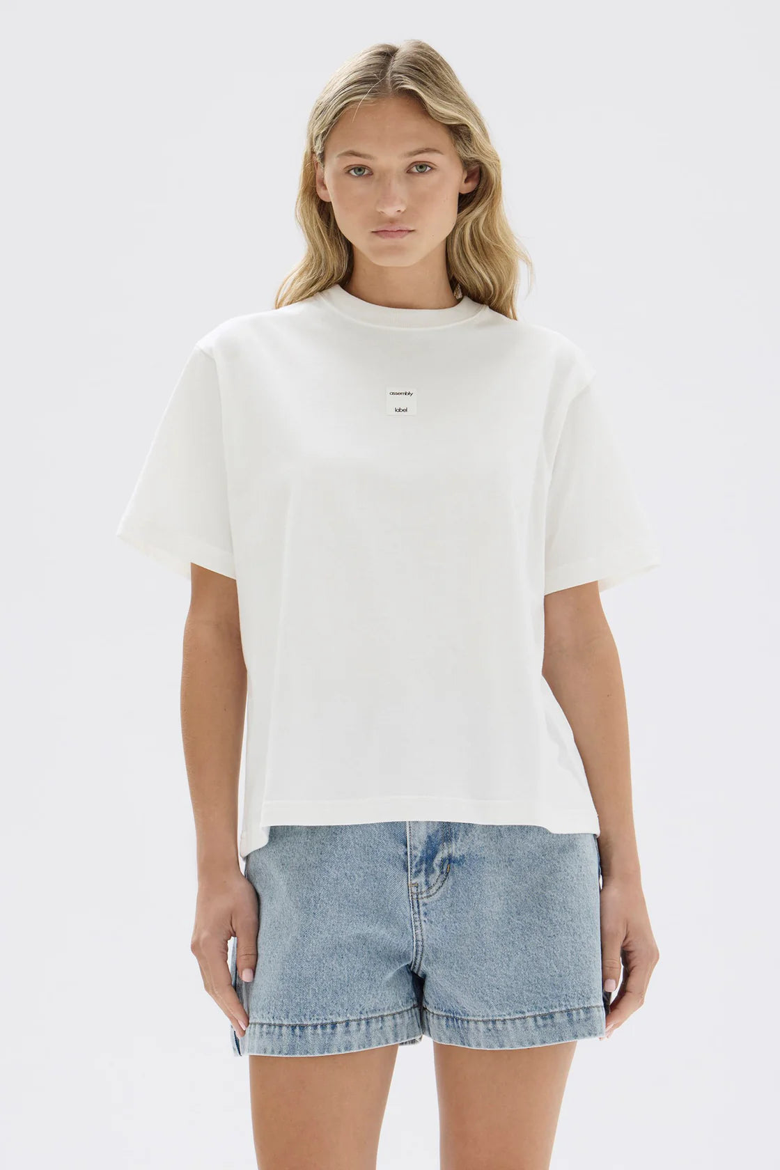 Exhibit Patch White Tee