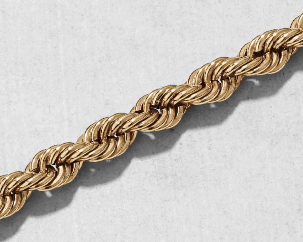 Vintage Rope Chain Gold
