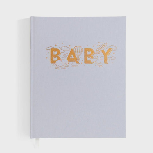 Baby Book Grey