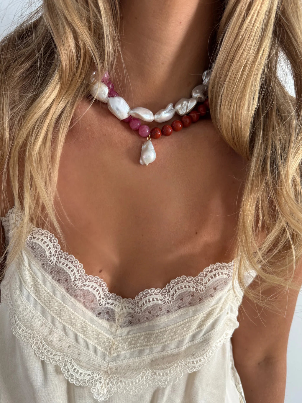 Splice Pearl Necklace