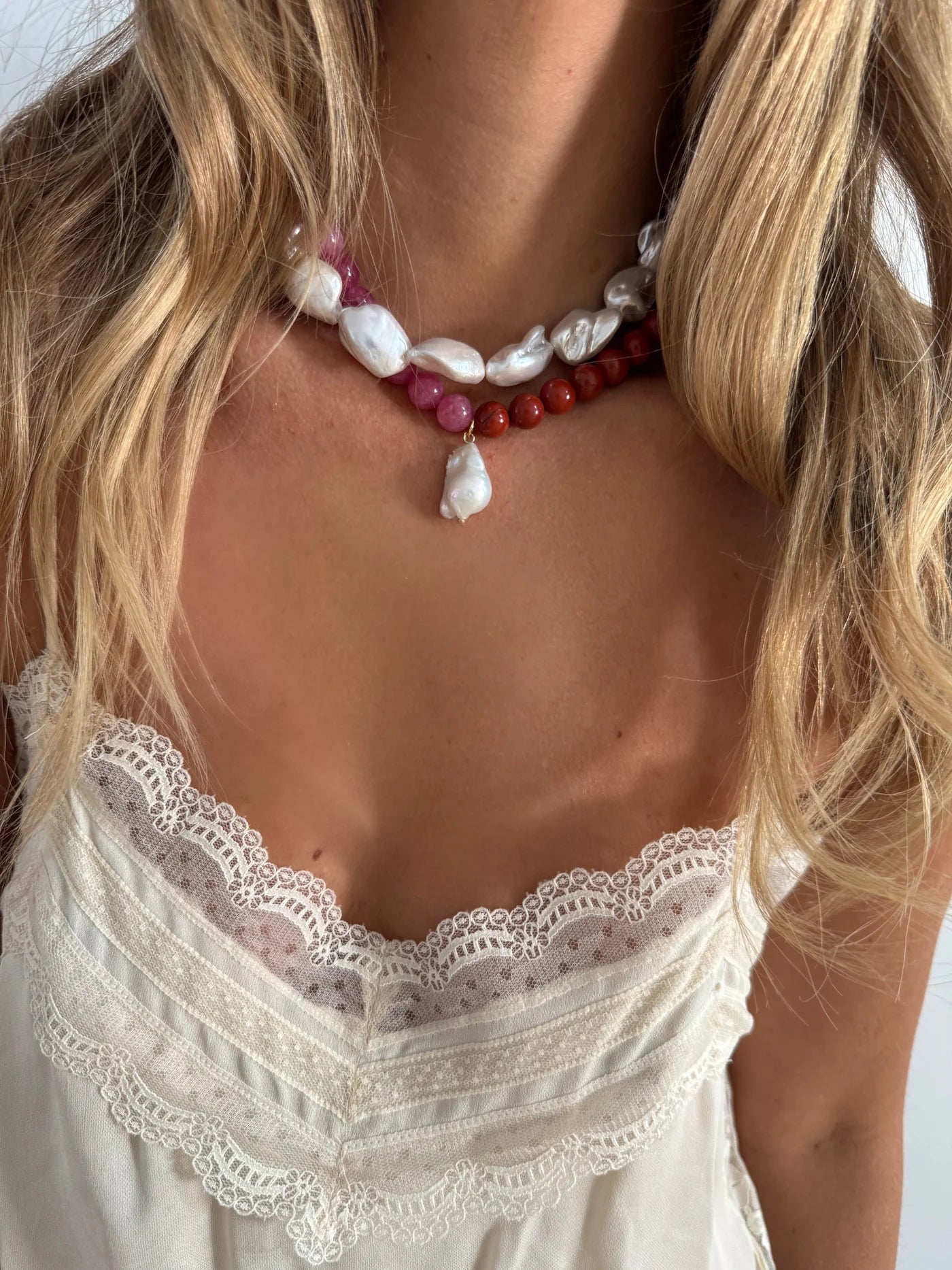 Splice Pearl Necklace