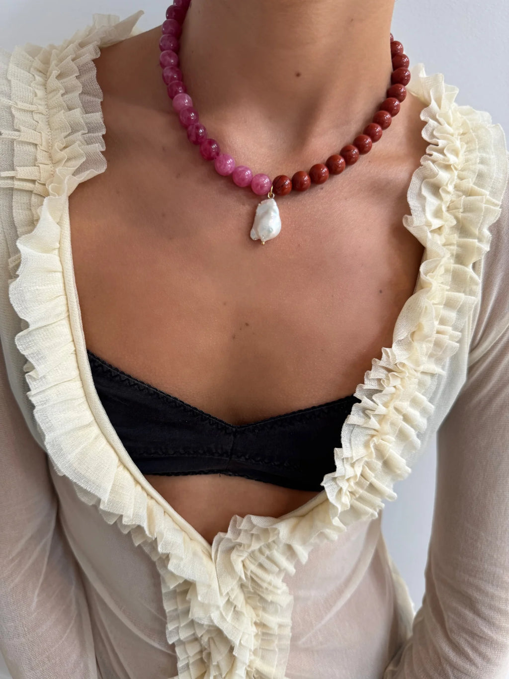 Splice Pearl Necklace