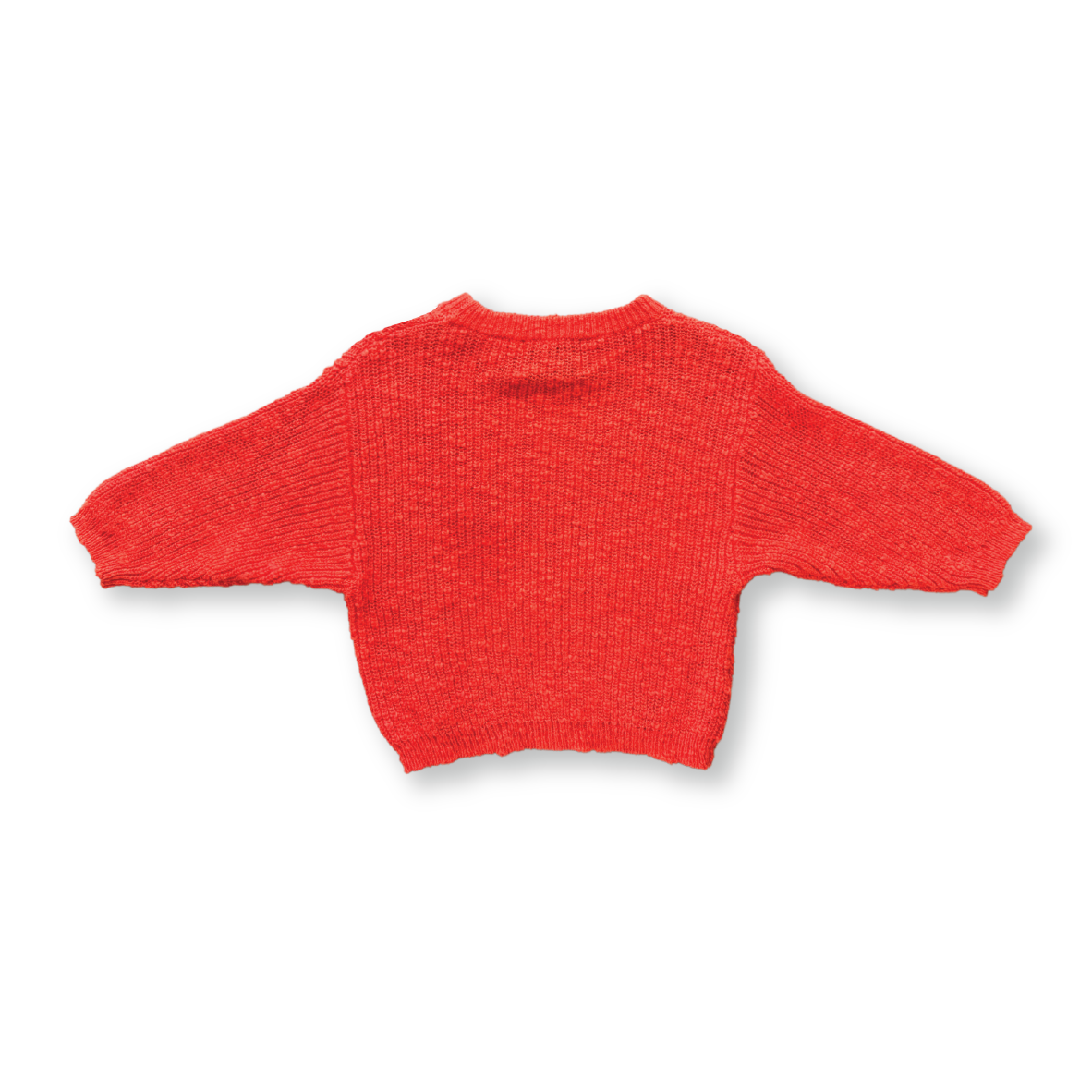 Chunky Rib Pull Over Tomato