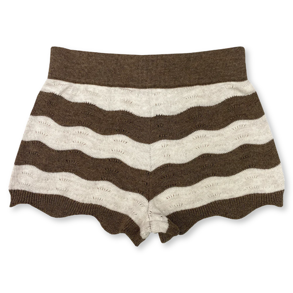 Summer Knit Short Mud Coconut