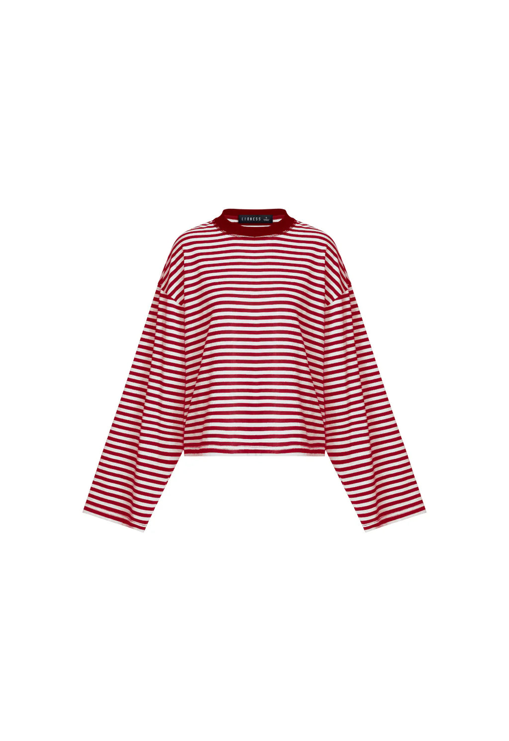 Bloom LS Tee Wine Stripe