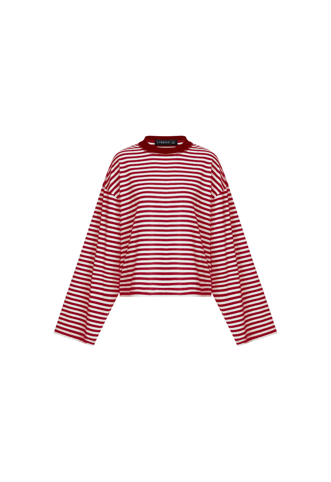 Bloom LS Tee Wine Stripe