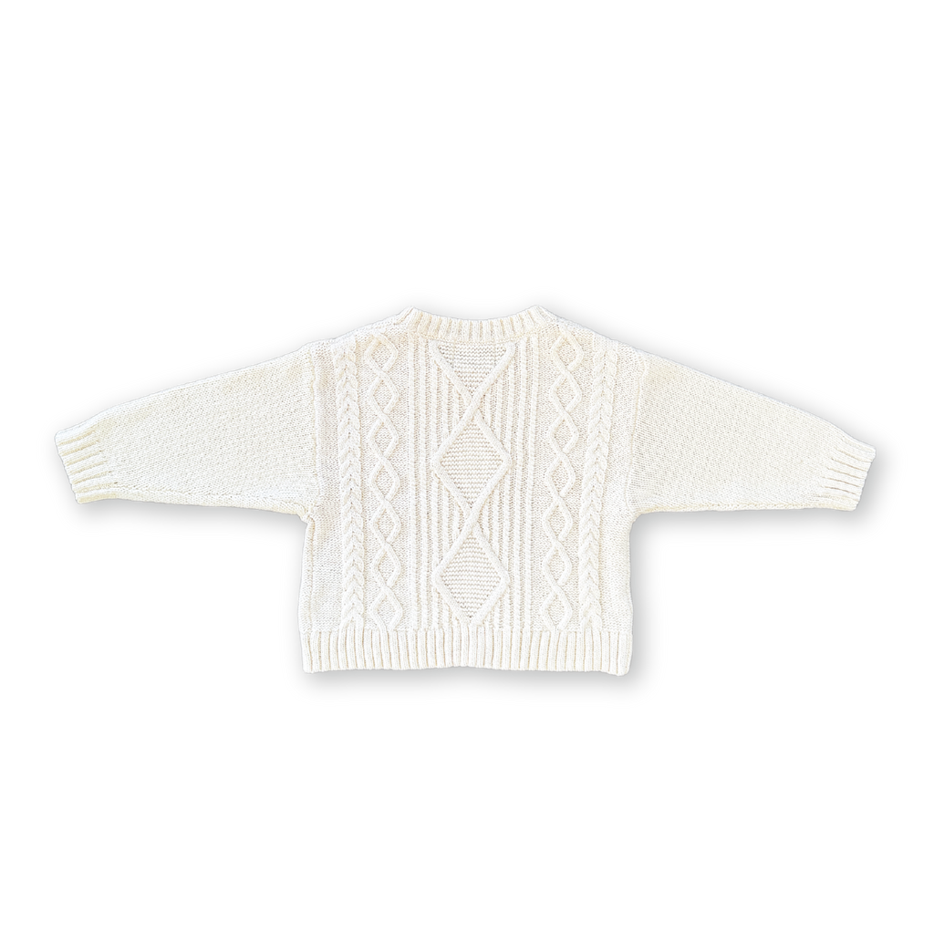 Chunky Cable Knit Milk