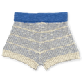 Textured Rib Shorts Aqua