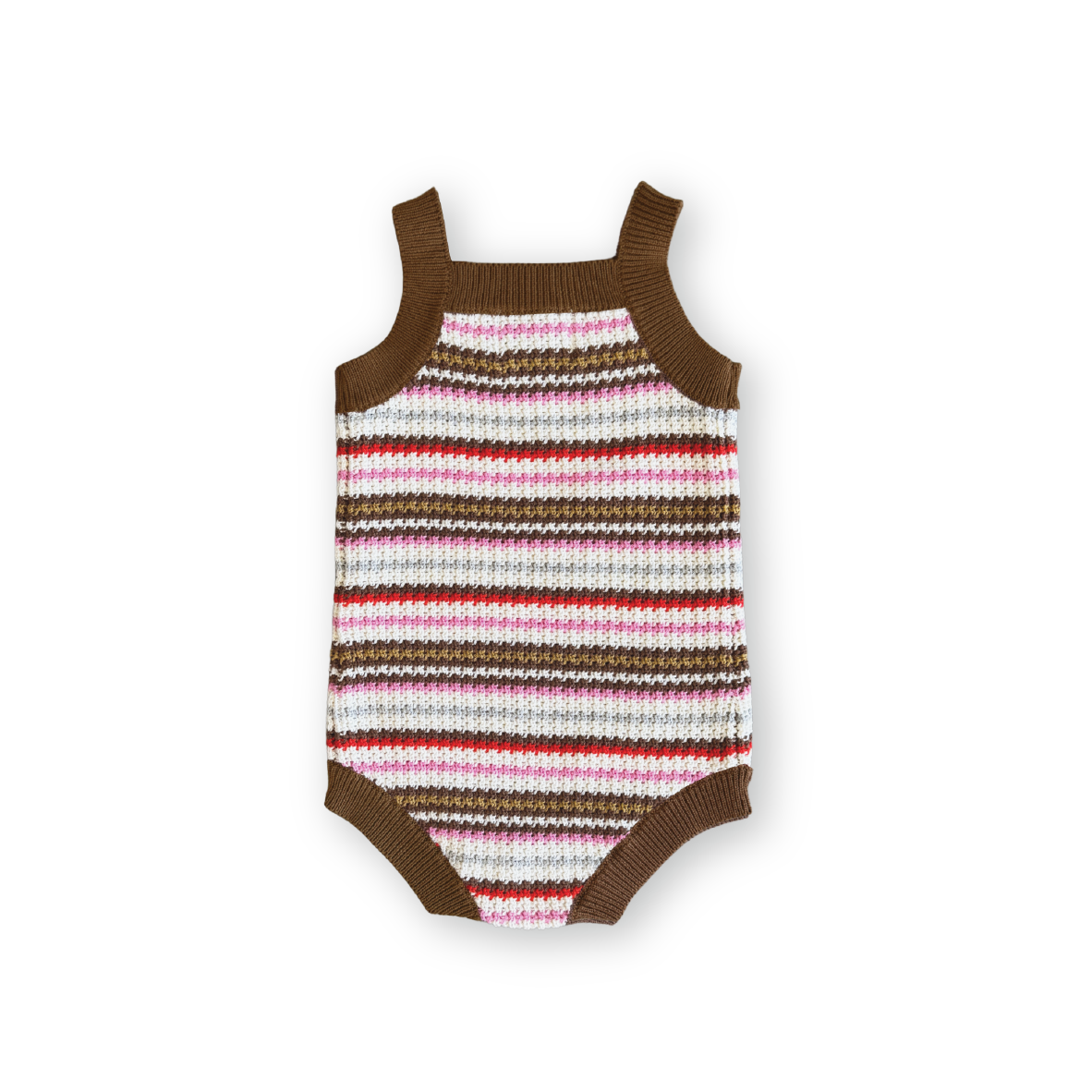 Sunshine Stripe Knit Romper