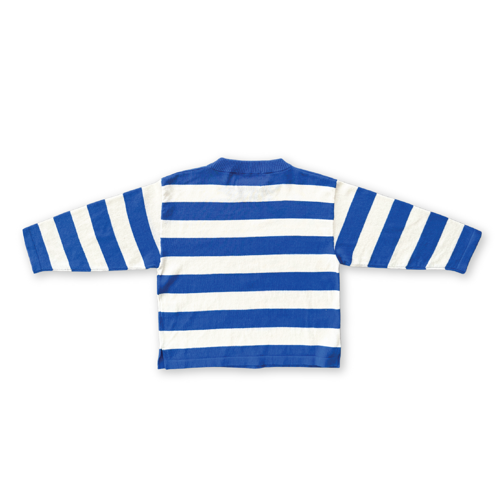 Stripe LS Tee Sea