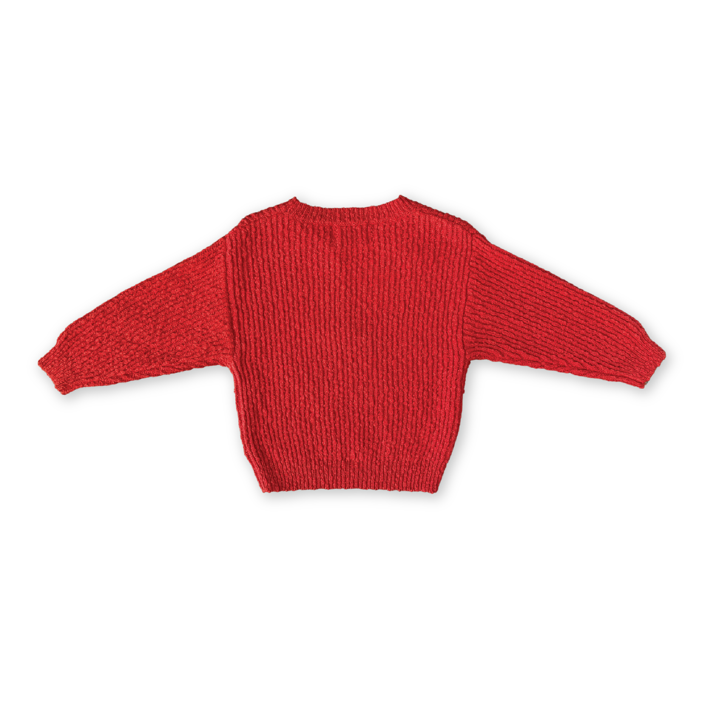 Organic Textured Knit Pullover Sauce