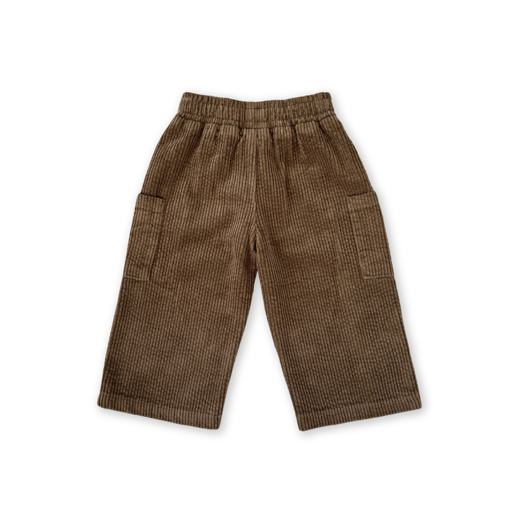Organic Cord Pocket Pant Espresso