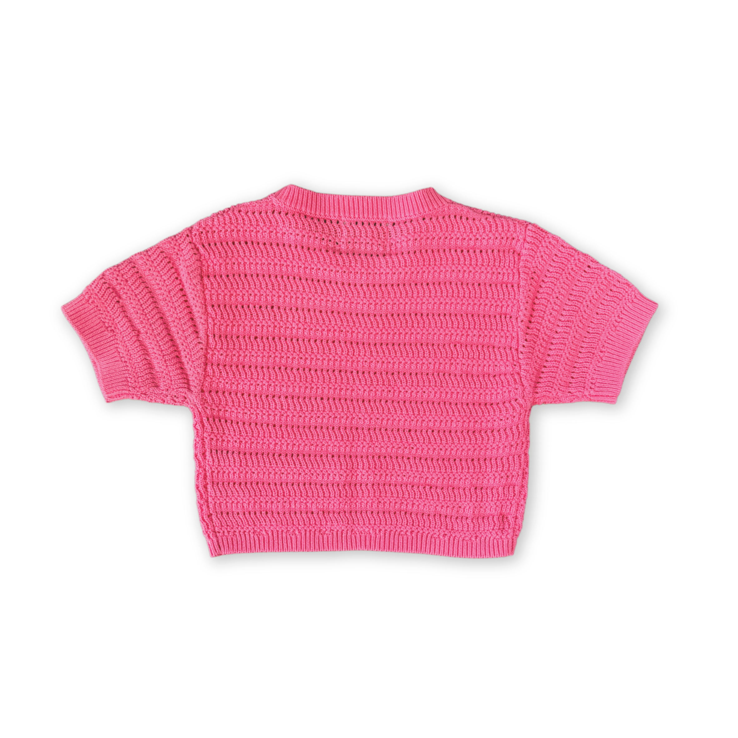 Organic Knit Tee Bright Sorbet
