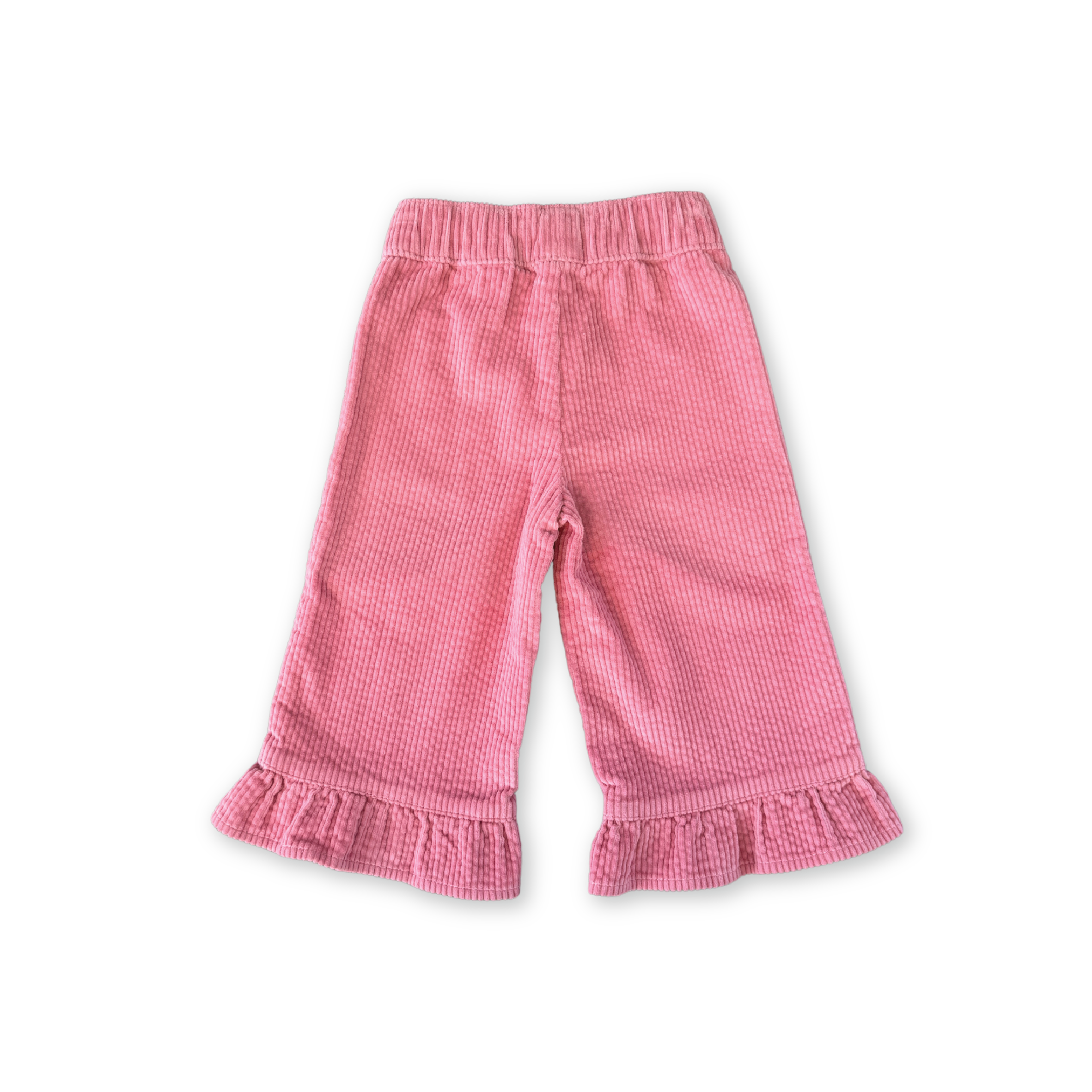 Organic Cord Frill Pant Sorbet