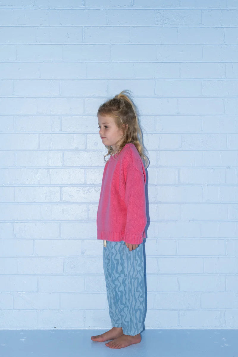 Knit Pullover Raspberry