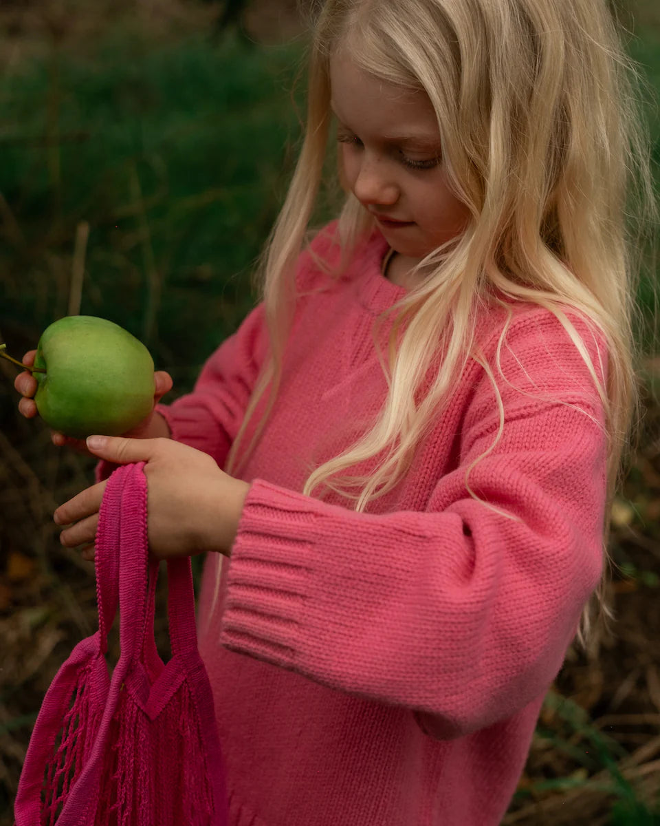 Knit Pullover Raspberry