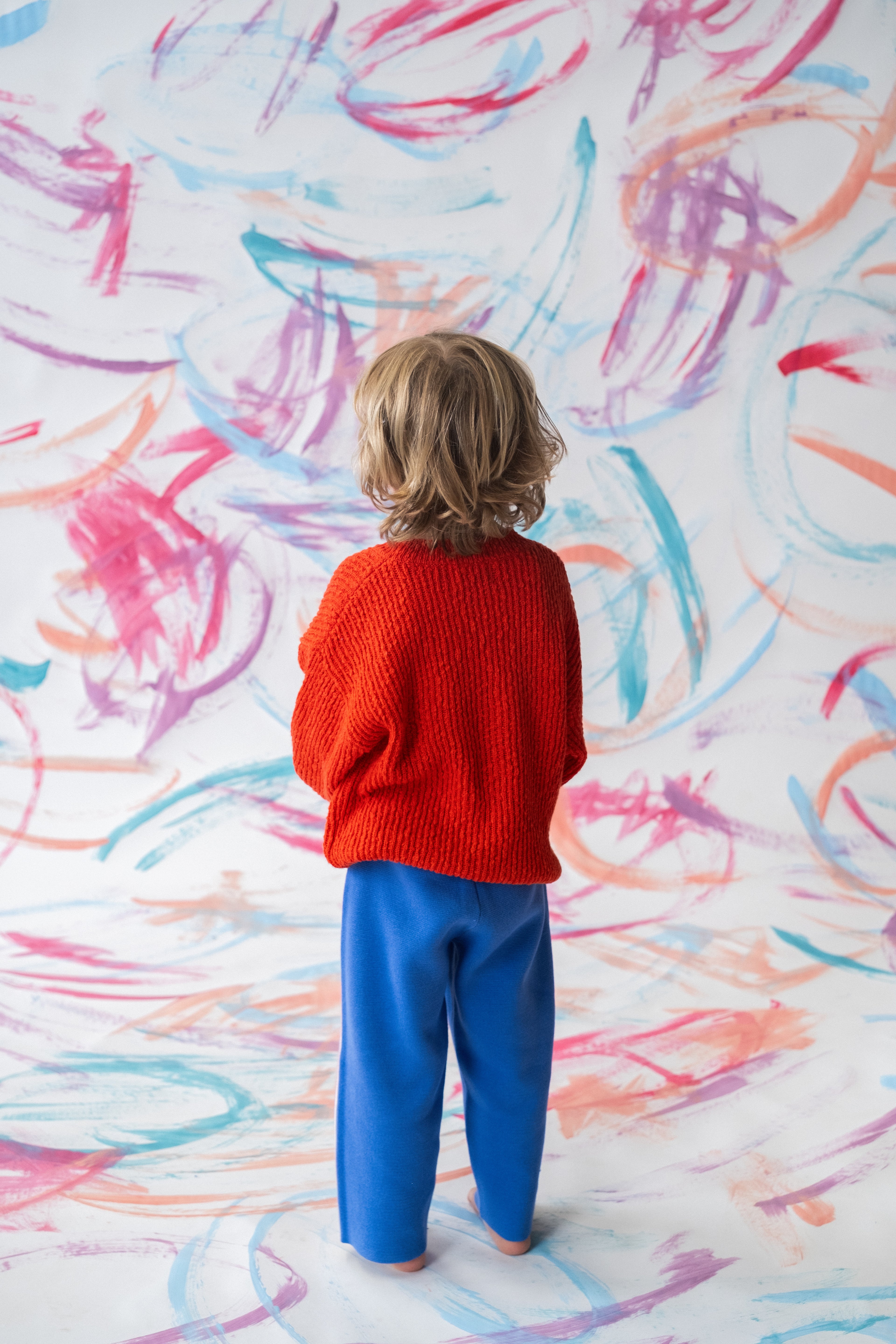 Organic Textured Knit Pullover Sauce