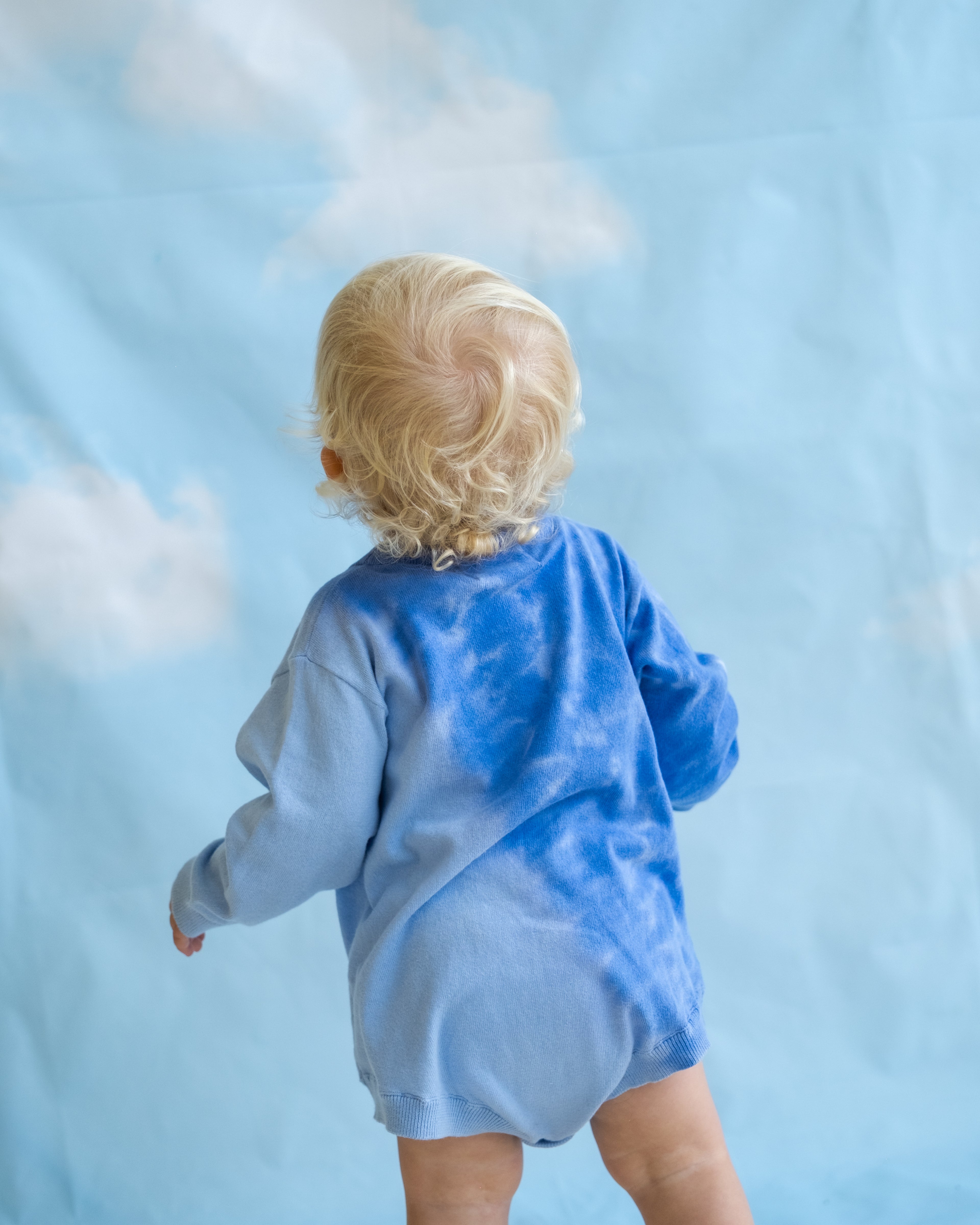 Organic Tie Dye Knit Romper