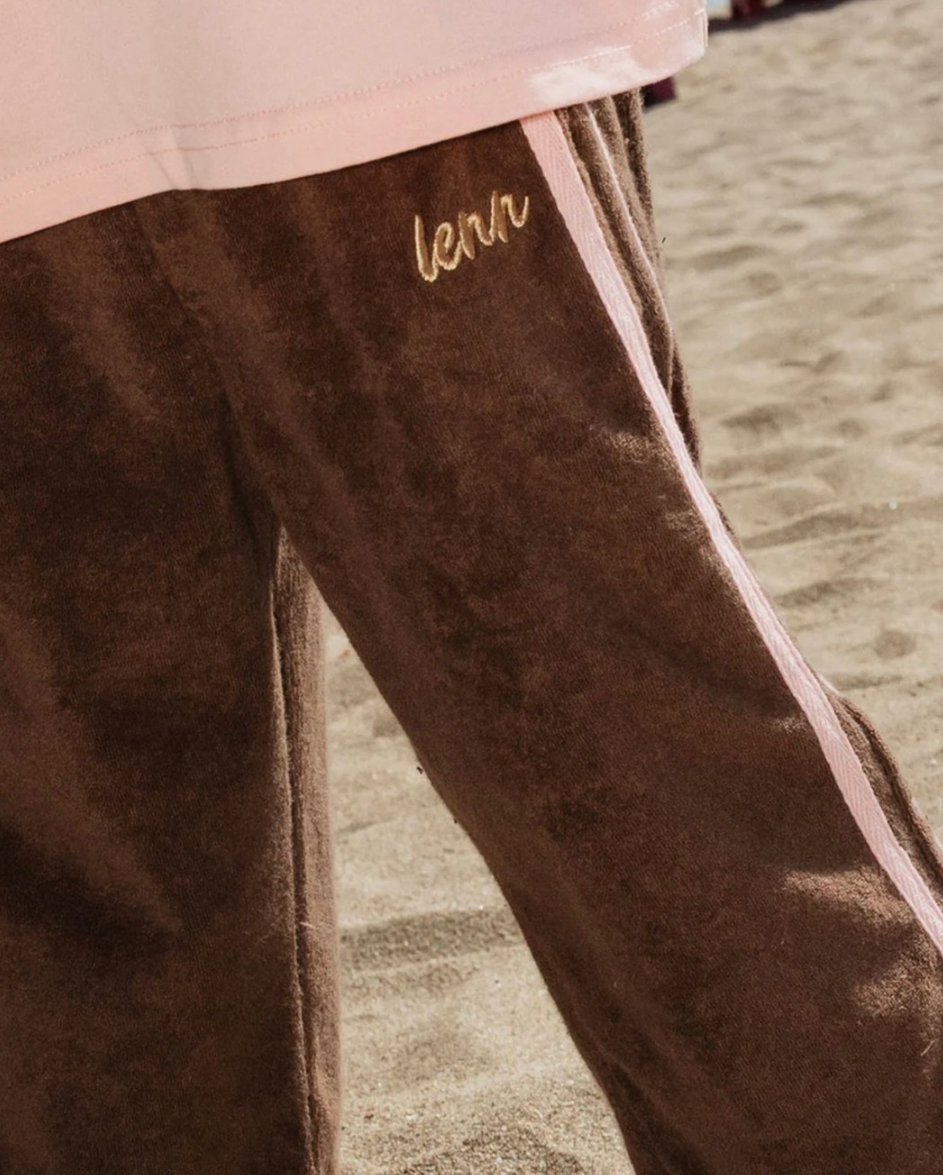 Weekend Terry Pant Choc