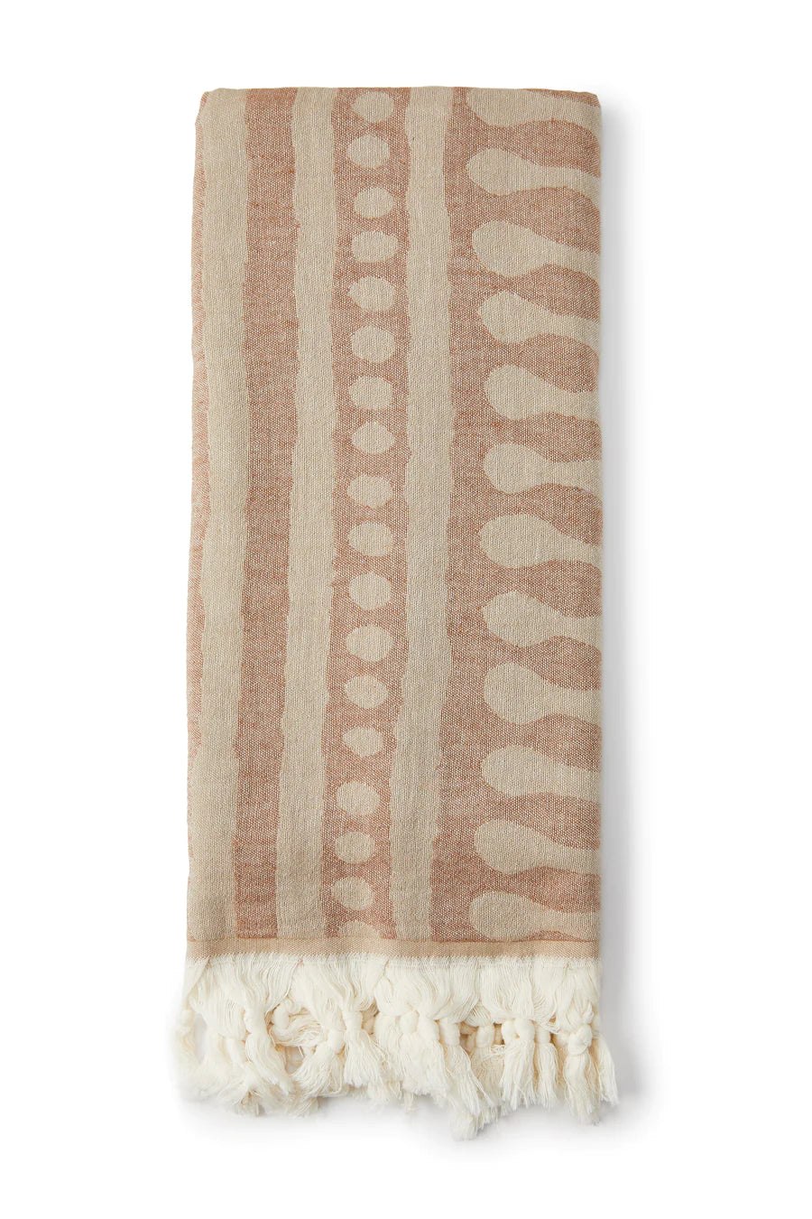 Stripe Towel Brown