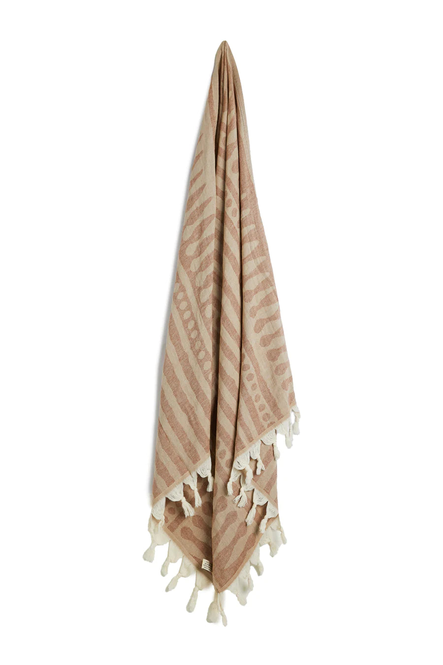 Stripe Towel Brown
