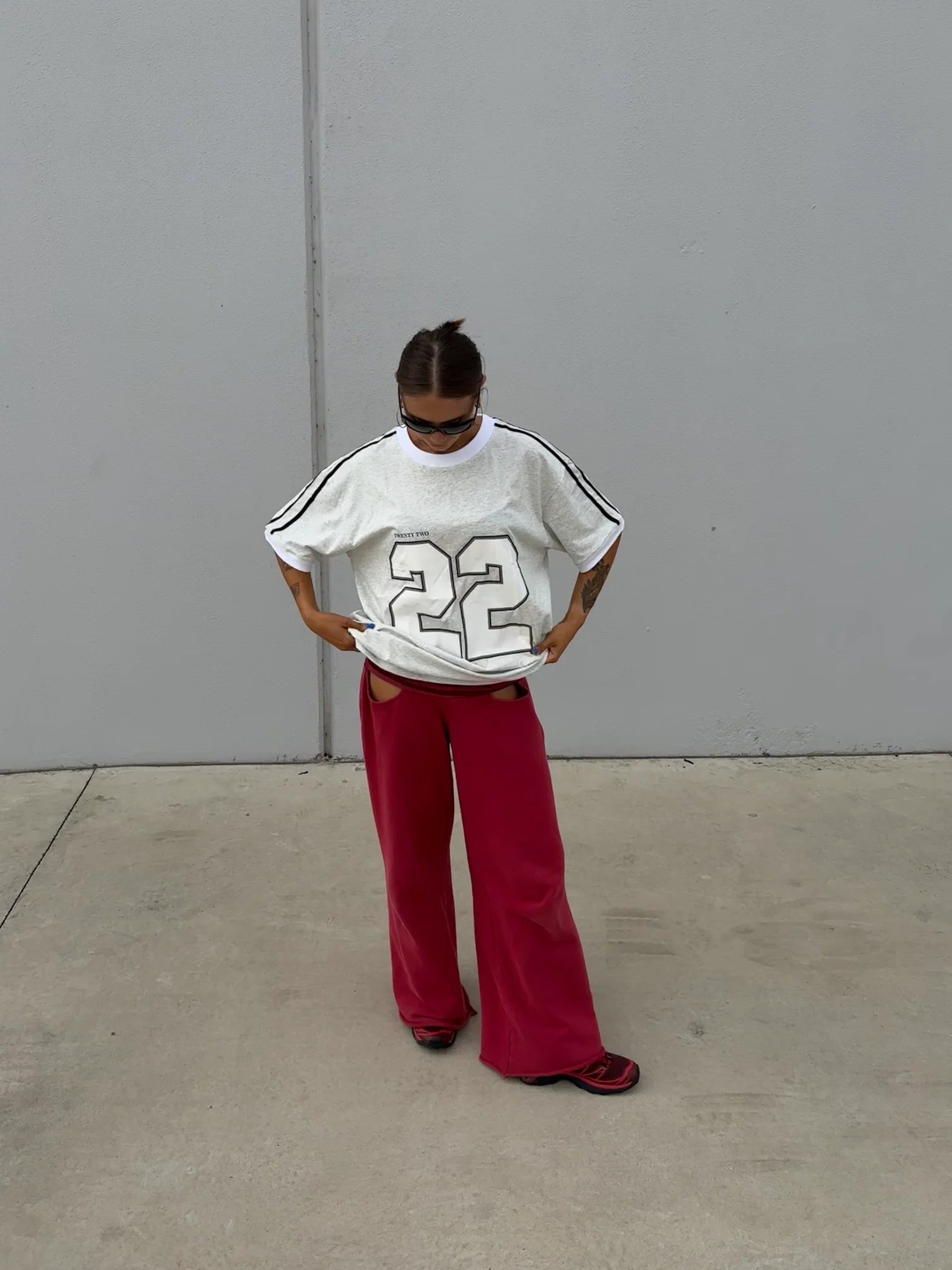 Twenty Two Tee Grey