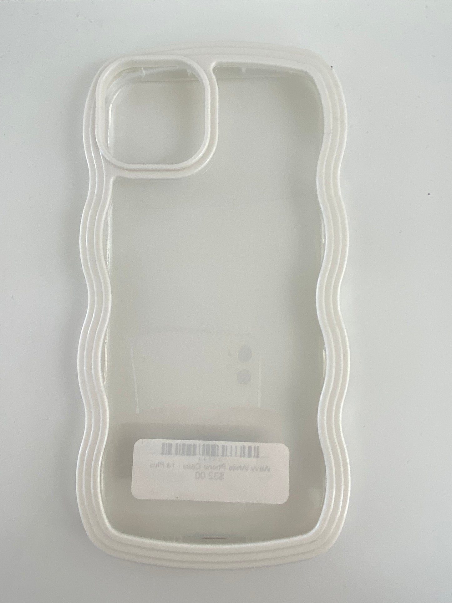 Wavy White Phone Case