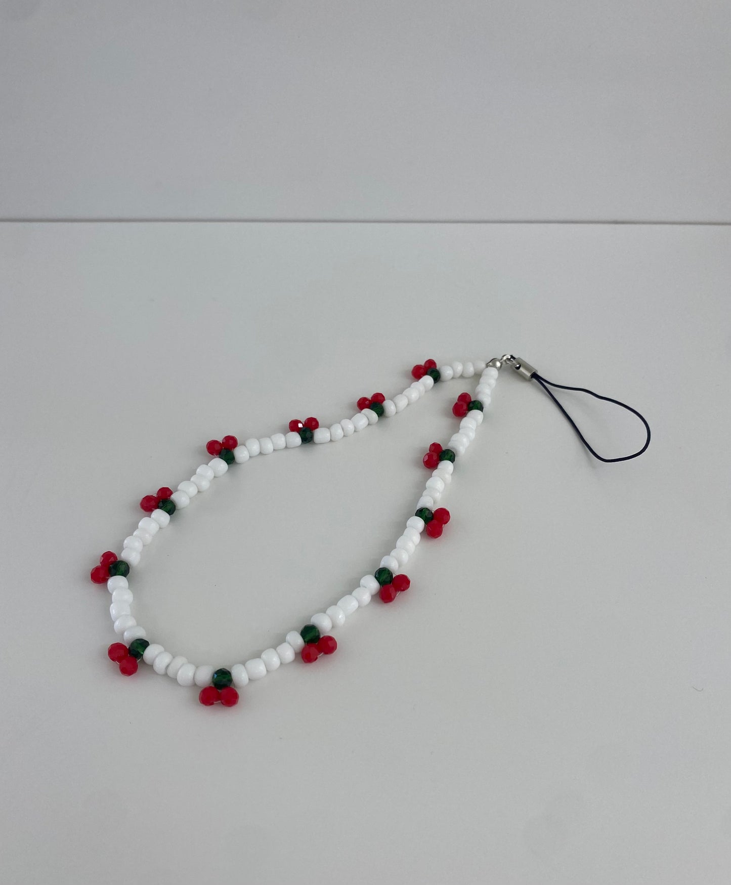 Phone Bracelet Cherry Beaded