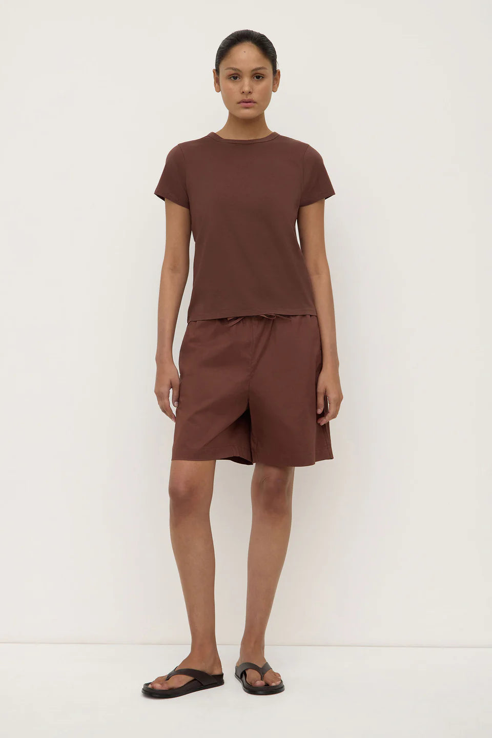 Indi Short Sleeve Tee Espresso