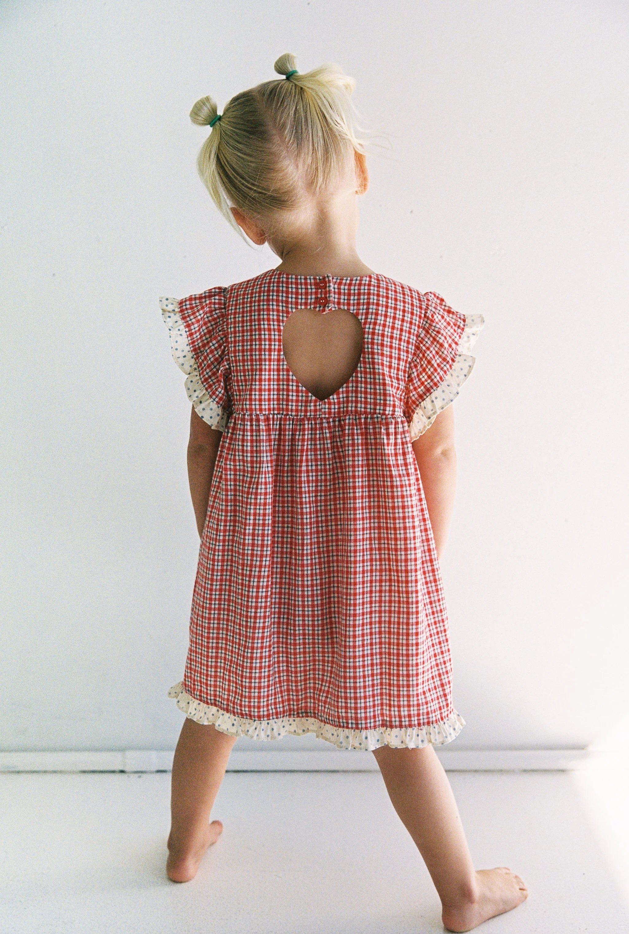 Daisy Dress Red Check