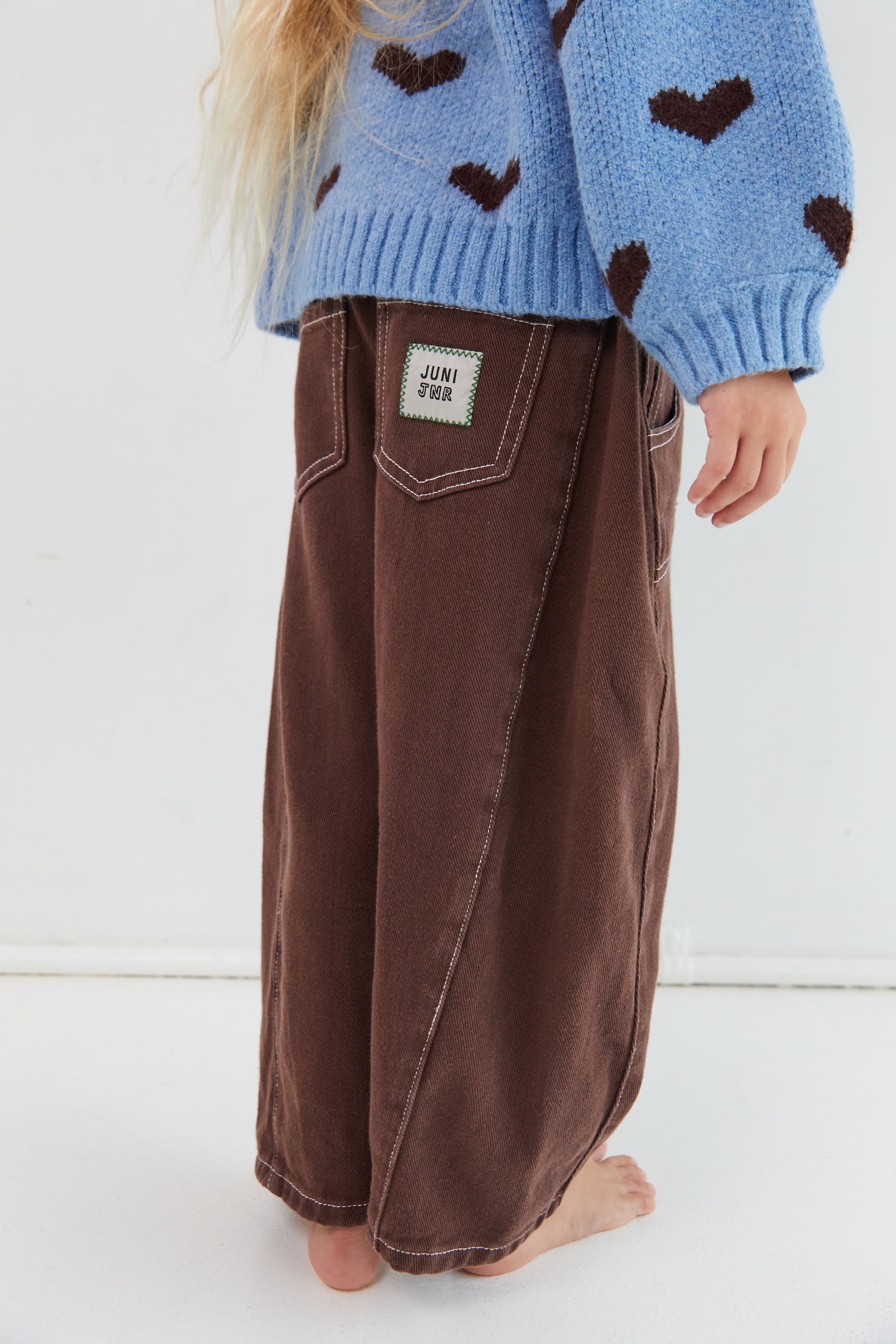 Dylan Barrel Leg Jean Cocoa