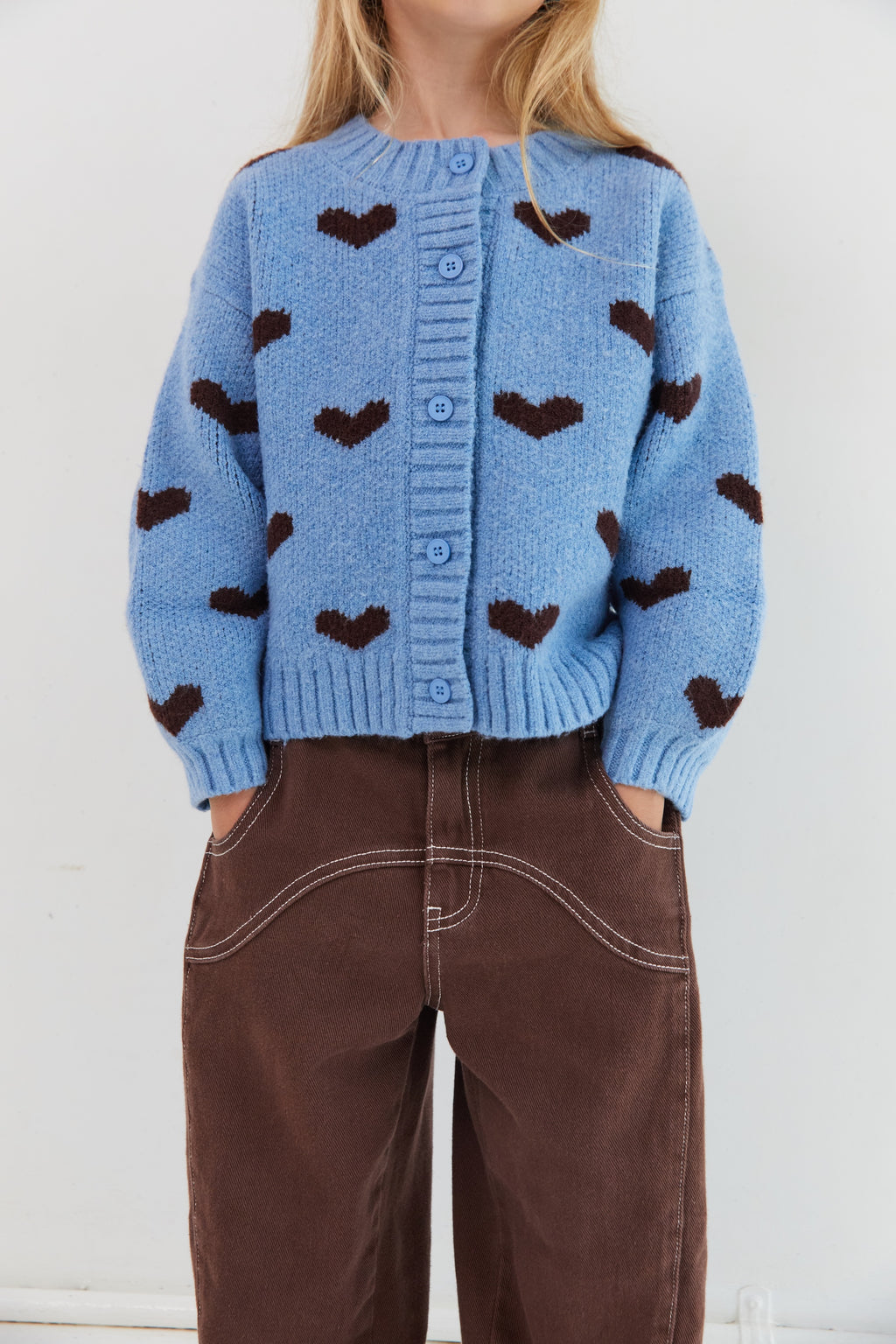 JNR Sweetheart Cardigan Hearts