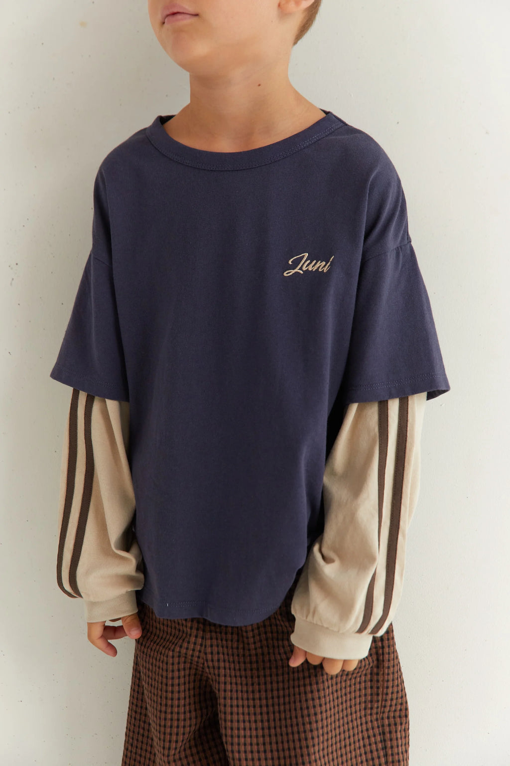 Rhodes Layered Tee Navy