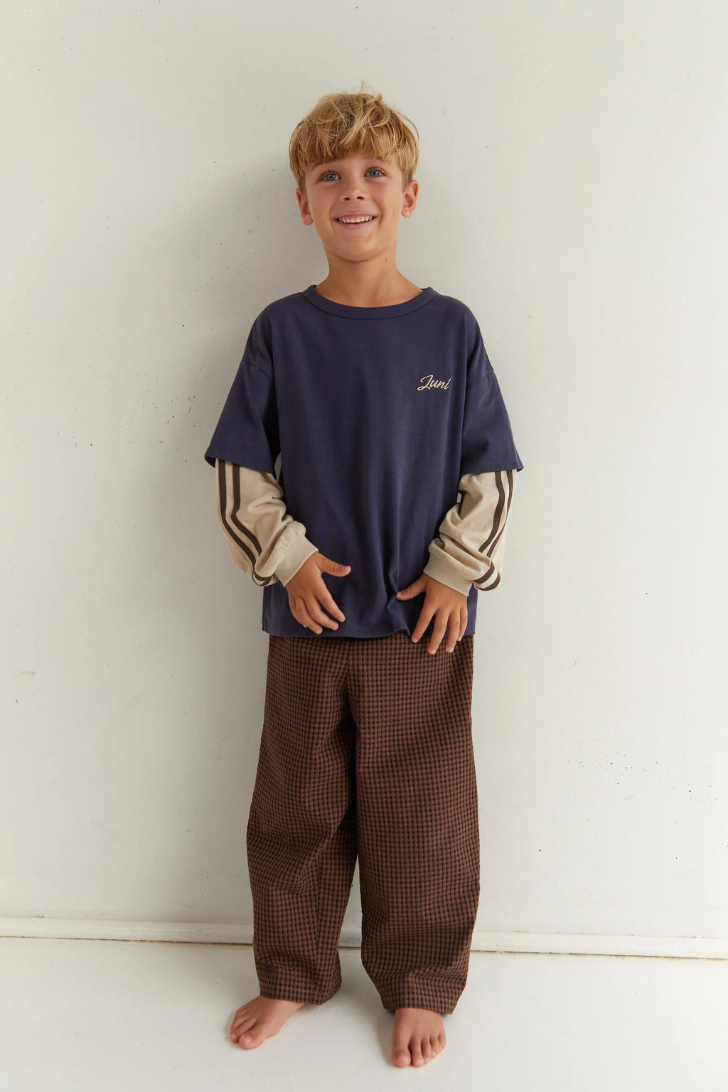 Rhodes Layered Tee Navy